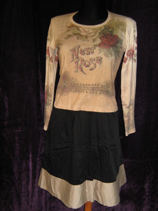 NEU * Rockabilly * Pinup * Salsa- Style * High- Waist * Mini- Rock 