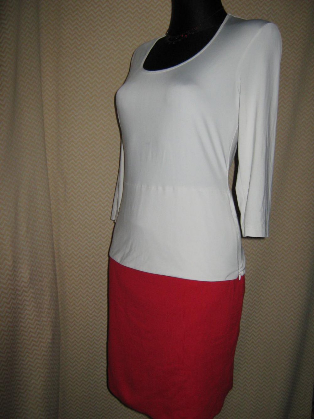 NEUw * Seidig * Bodycon * Dreiviertel-Arm * T- Shirt 