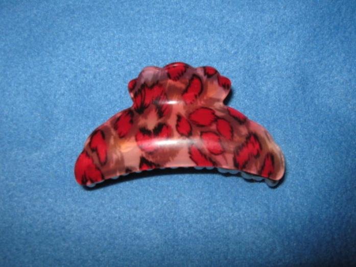 NEU * Ausgefallen * Animal * Leo * Style * Haifisch * Haar Krebs * Haar Klammer * Haar Spange * rot * gold *