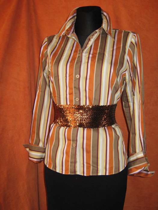 NEU * Klassisch * Business * Freizeit * Streifen * Hemd- Bluse 