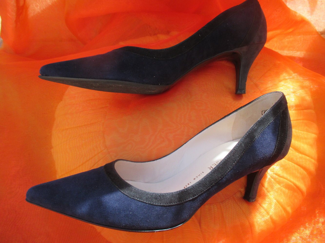 Edel * Echt * Velours- Leder * High Heels * Stilettos * Pumps * Schuhe 