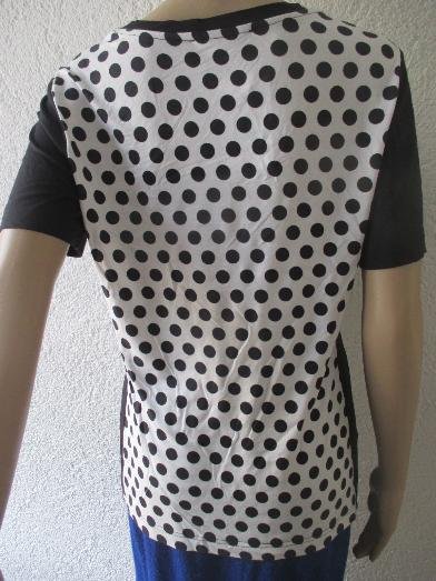  NEU mit ETIKETT * Edel * ausgefallen * Punkte * Polka dots * Tupfen * Kurzarm * T- Shirt 