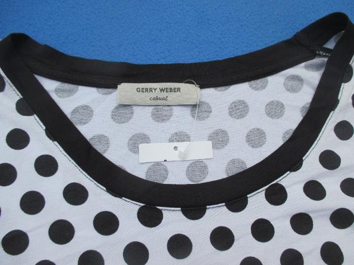  NEU mit ETIKETT * Edel * ausgefallen * Punkte * Polka dots * Tupfen * Kurzarm * T- Shirt 
