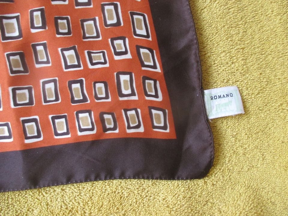 NEU * Edel * Karo * Geometrie * Klassik * Original VINTAGE * Seiden * Niki * Nicky * Tuch * Scarf 