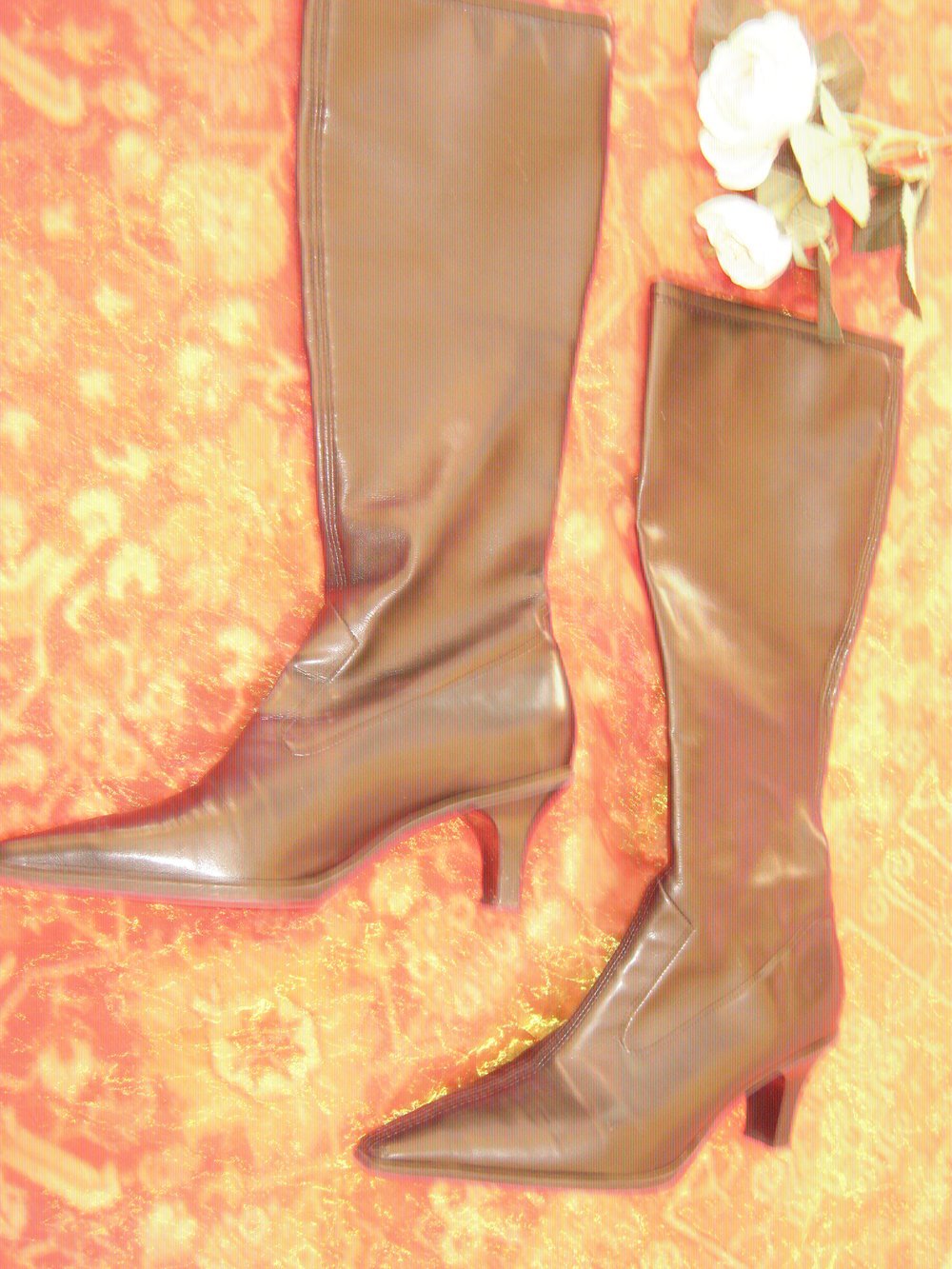 NEUw * Echt- Leder * Strech * Schlupf * Langschaft * High-Heels* Stiefel 