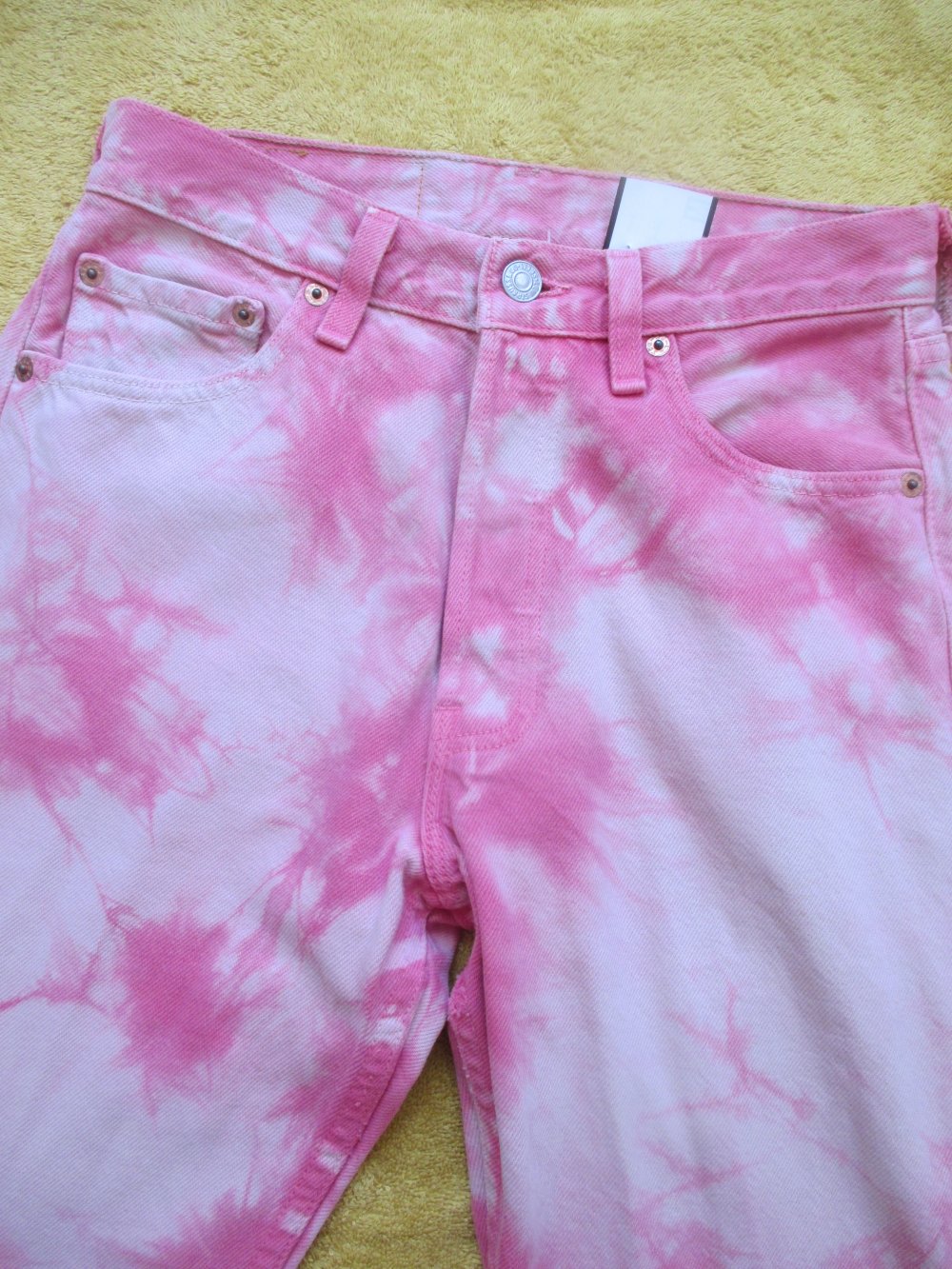   NEU mit ETIKETT * Original 1990er VINTAGE * Coachella * Festival * Batik * Jeans- Hose 