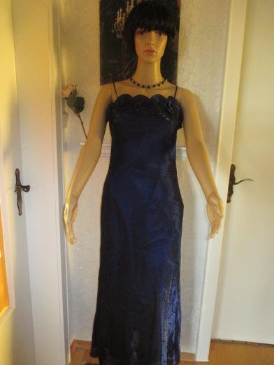    NEU * 3D Rosen * Blüten * Romantik * Anlass * Abend * Abi- Ball * Seiden Organza * Träger * Kleid 