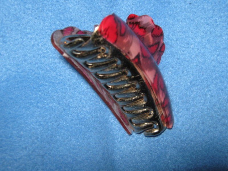 NEU * Ausgefallen * Animal * Leo * Style * Haifisch * Haar Krebs * Haar Klammer * Haar Spange * rot * gold *