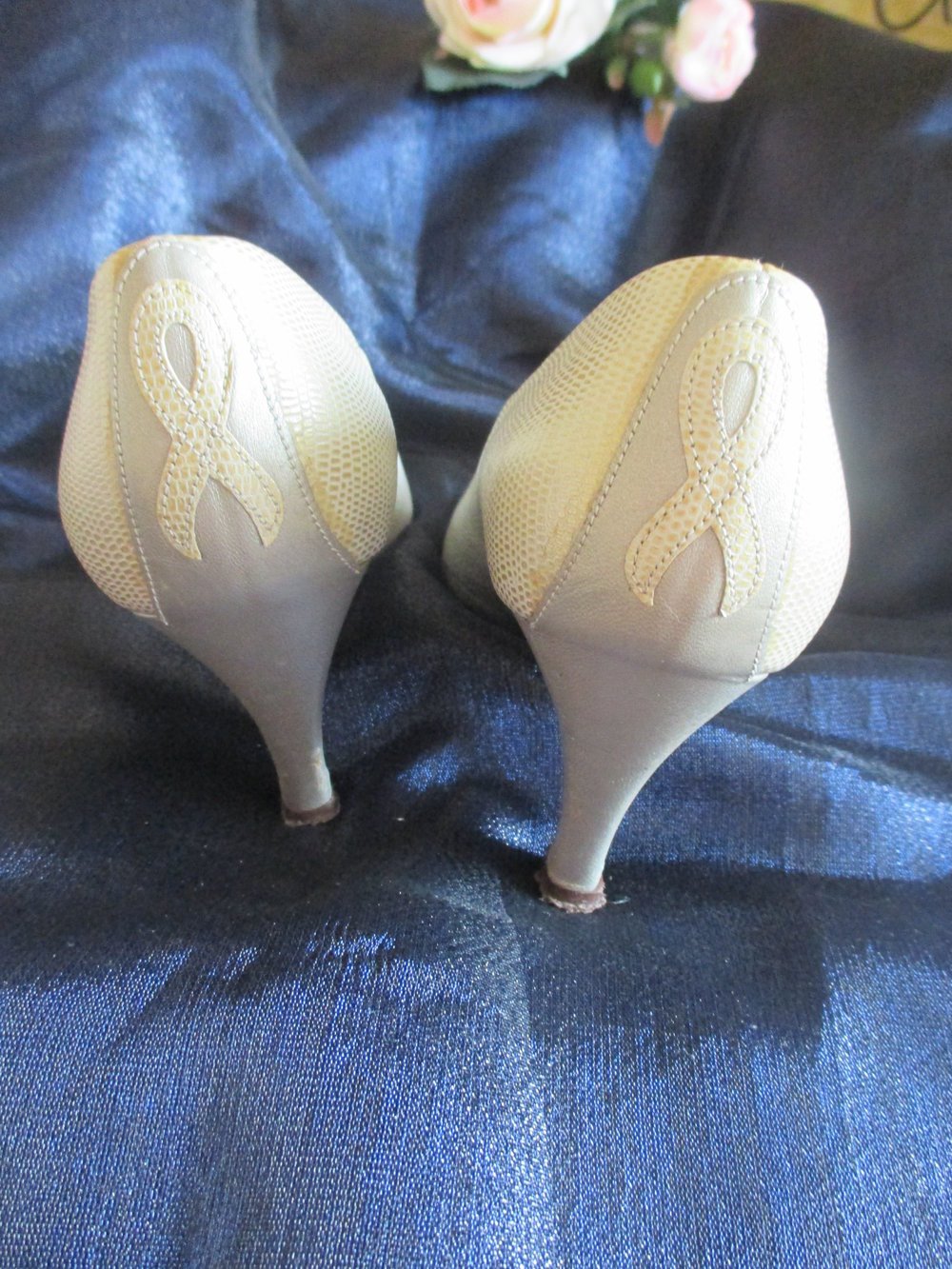 Edel * ausgefallen * Original VINTAGE * Echt- Leder * Heels * Pumps * Schuhe 