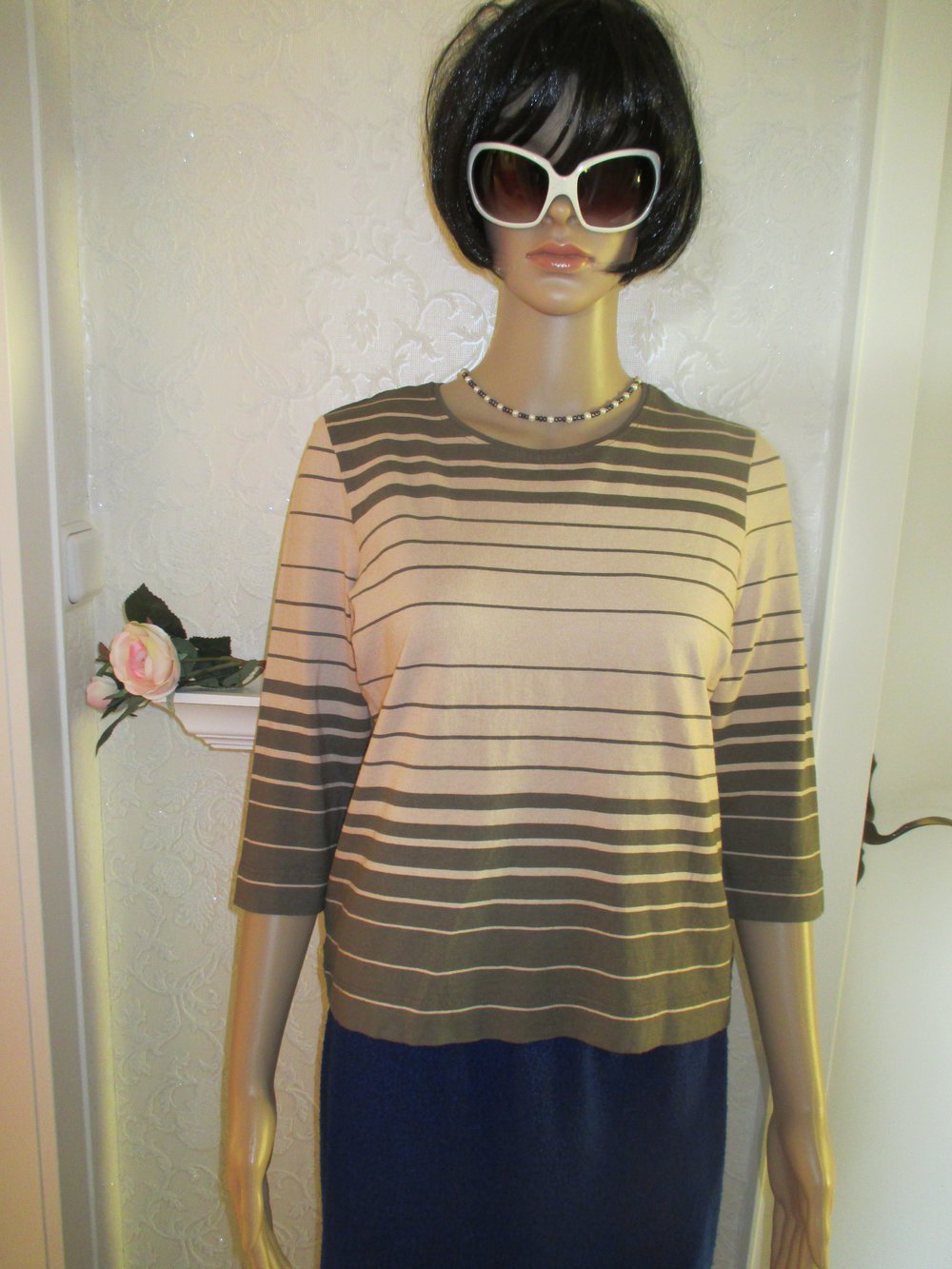 NEU * Langarm * Longsleeve * Streifen * T- SHIRT 