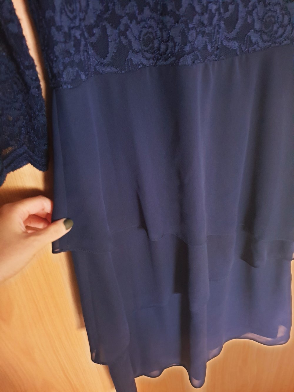 Dunkelblaues schickes Abendkleid NEU