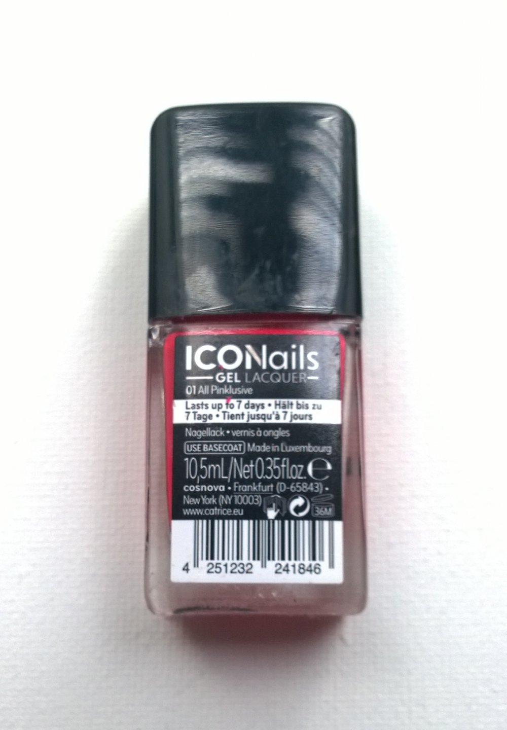 catrice Nagellack rot ico nails