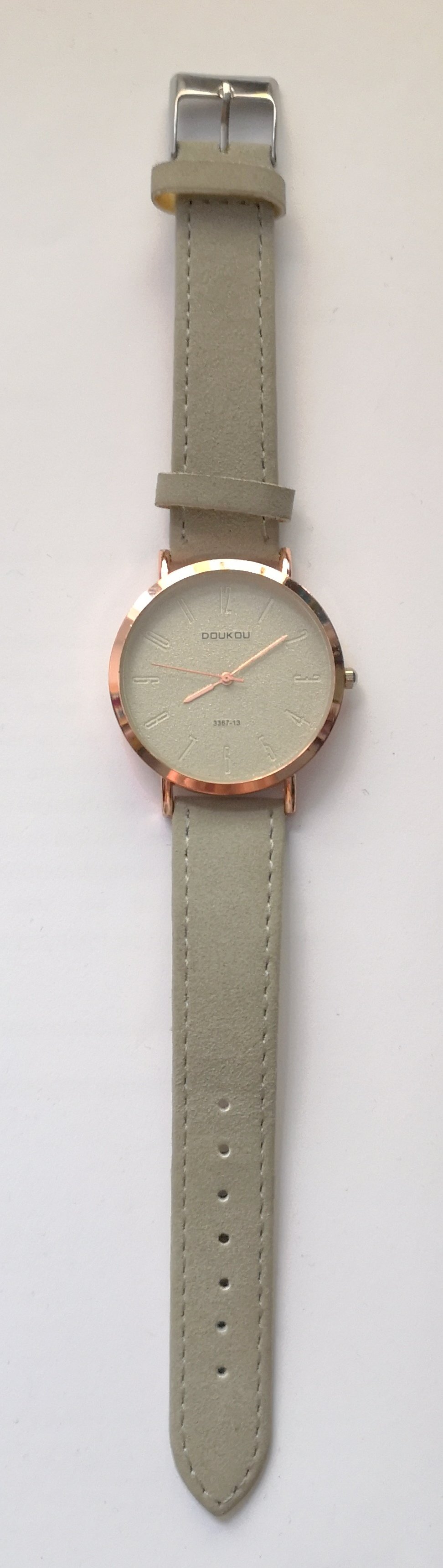 Damenuhr grau/rosegold