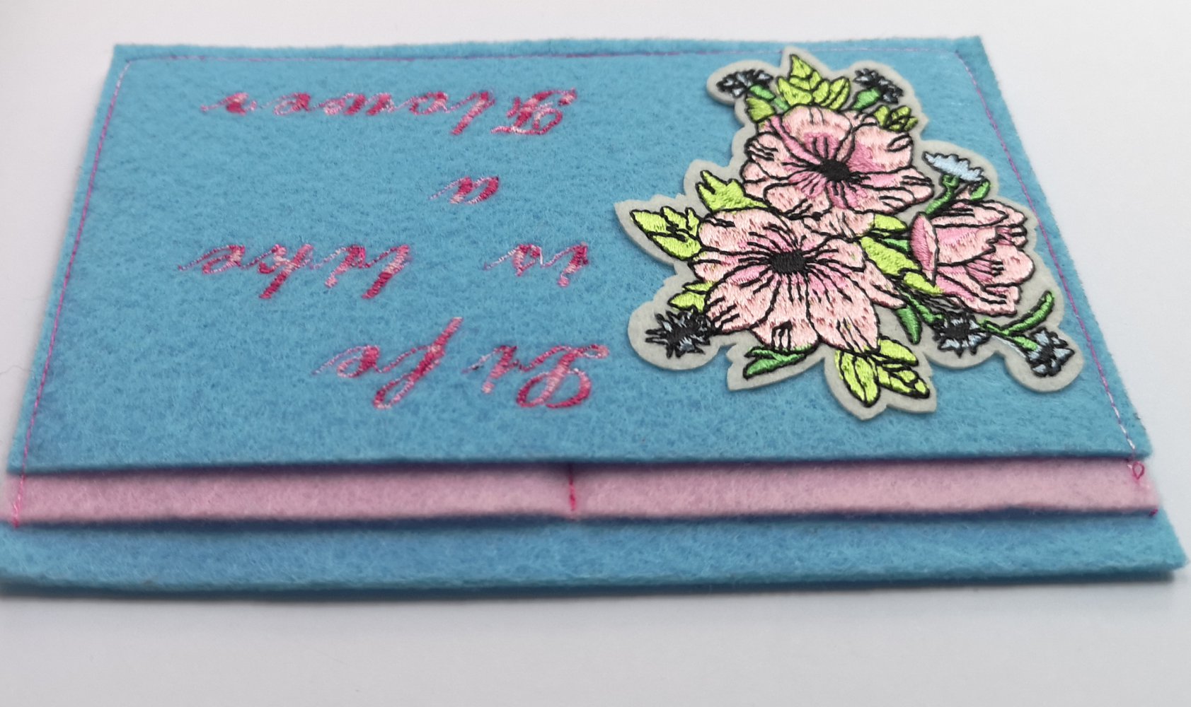 Kartenetui, Kartenhalter, Mini Geldbörse, Filz