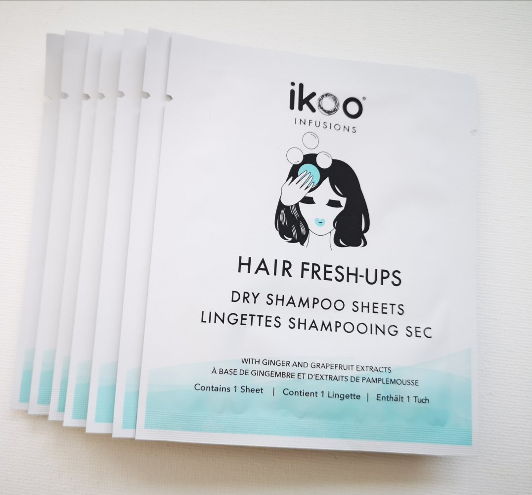 ikoo hair fresh up dry shampoo sheets