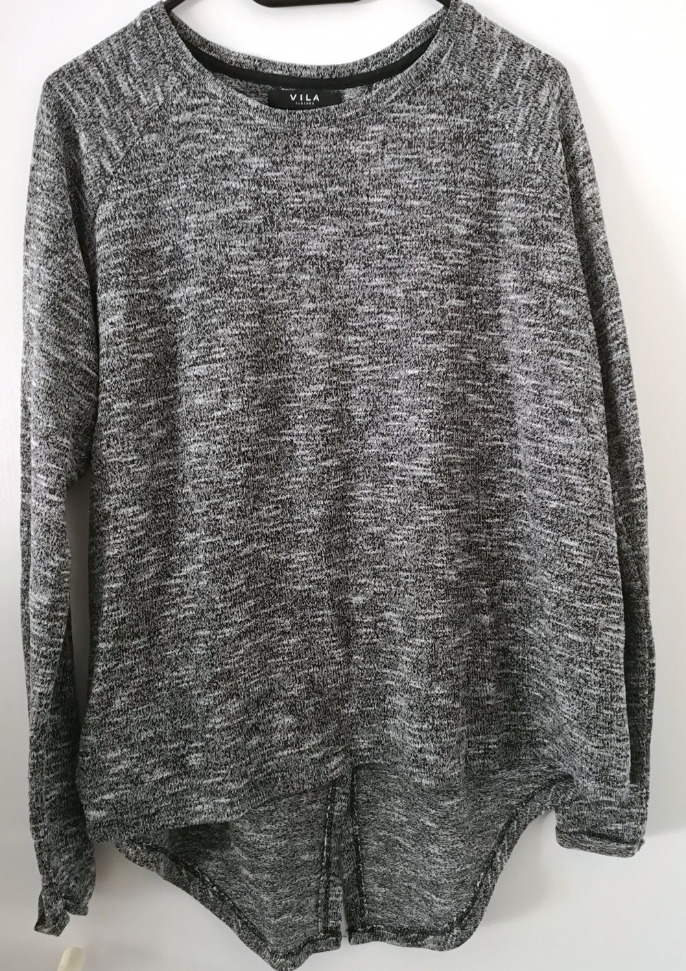 Vila Pullover schwarz meliert Gr.M