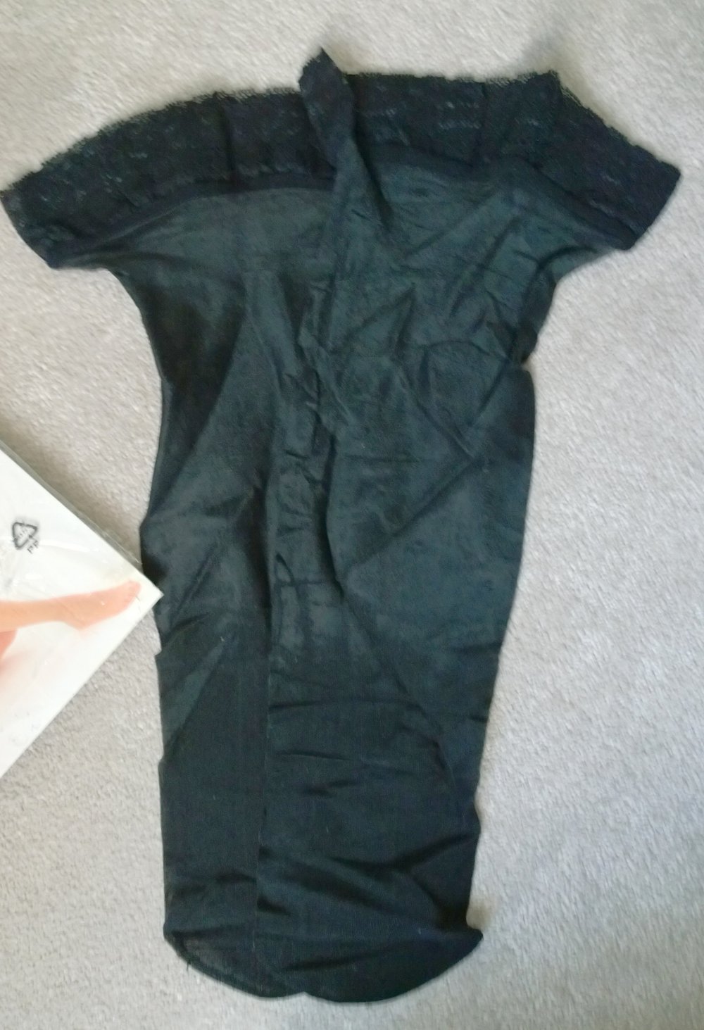 Halterlose Strümpfe schwarz Gr.M H&M