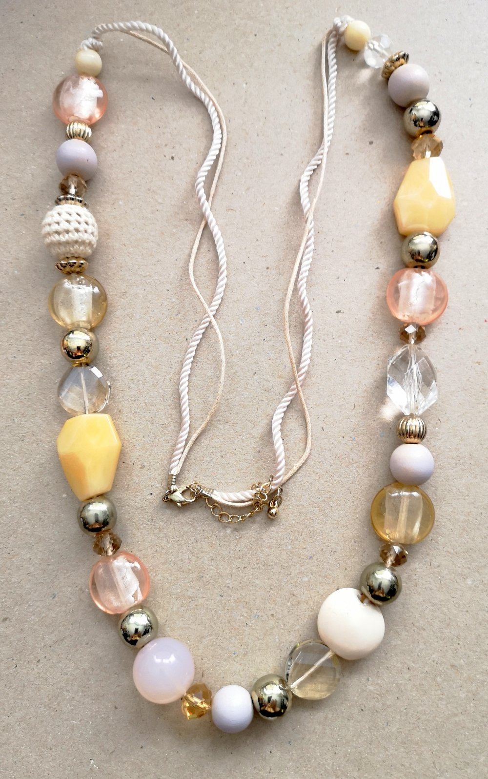 Kette Modeschmuck pastell