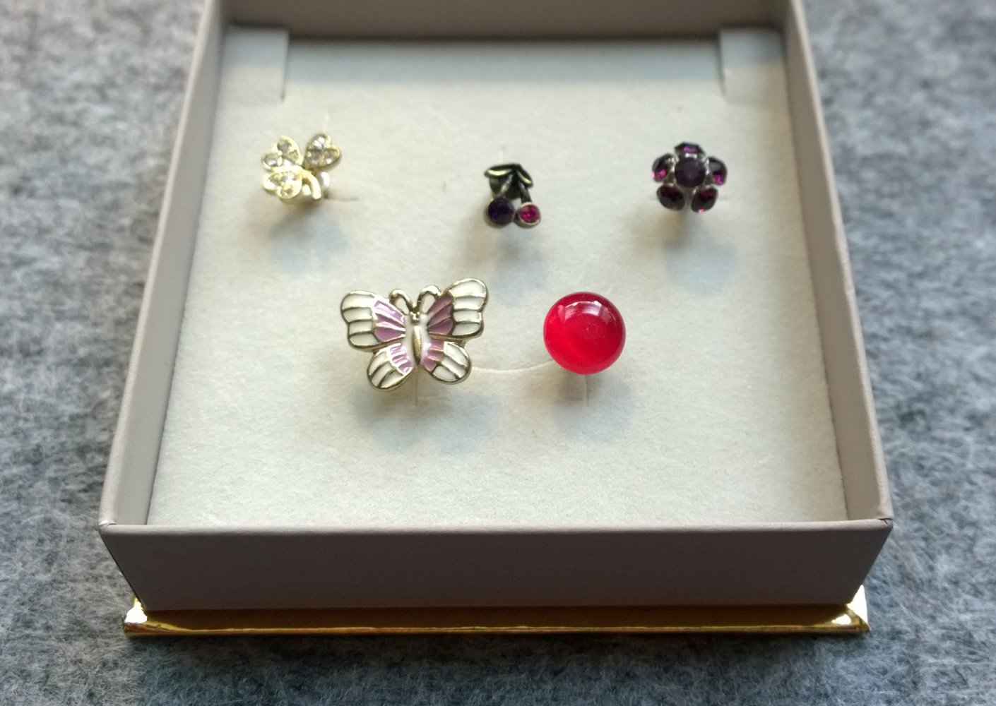  Ohrstecker Modeschmuck 5 Stück