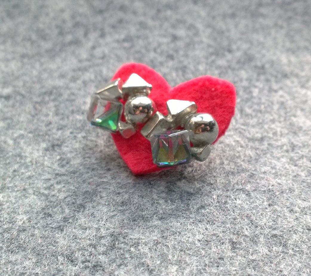 Ohrstecker geometrisch Modeschmuck silber