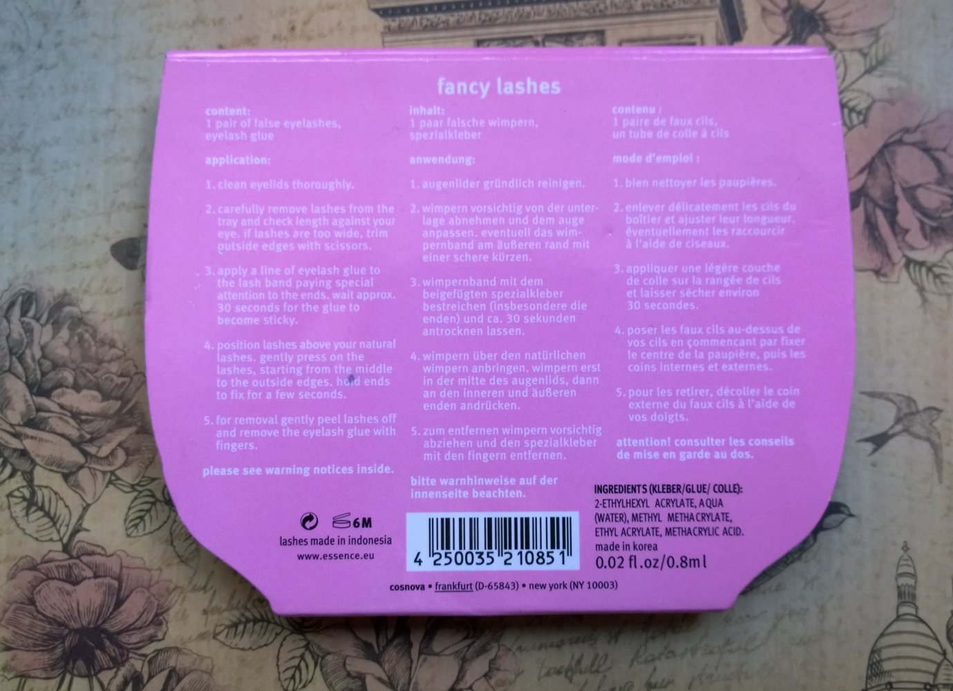 essence künstliche Wimpern