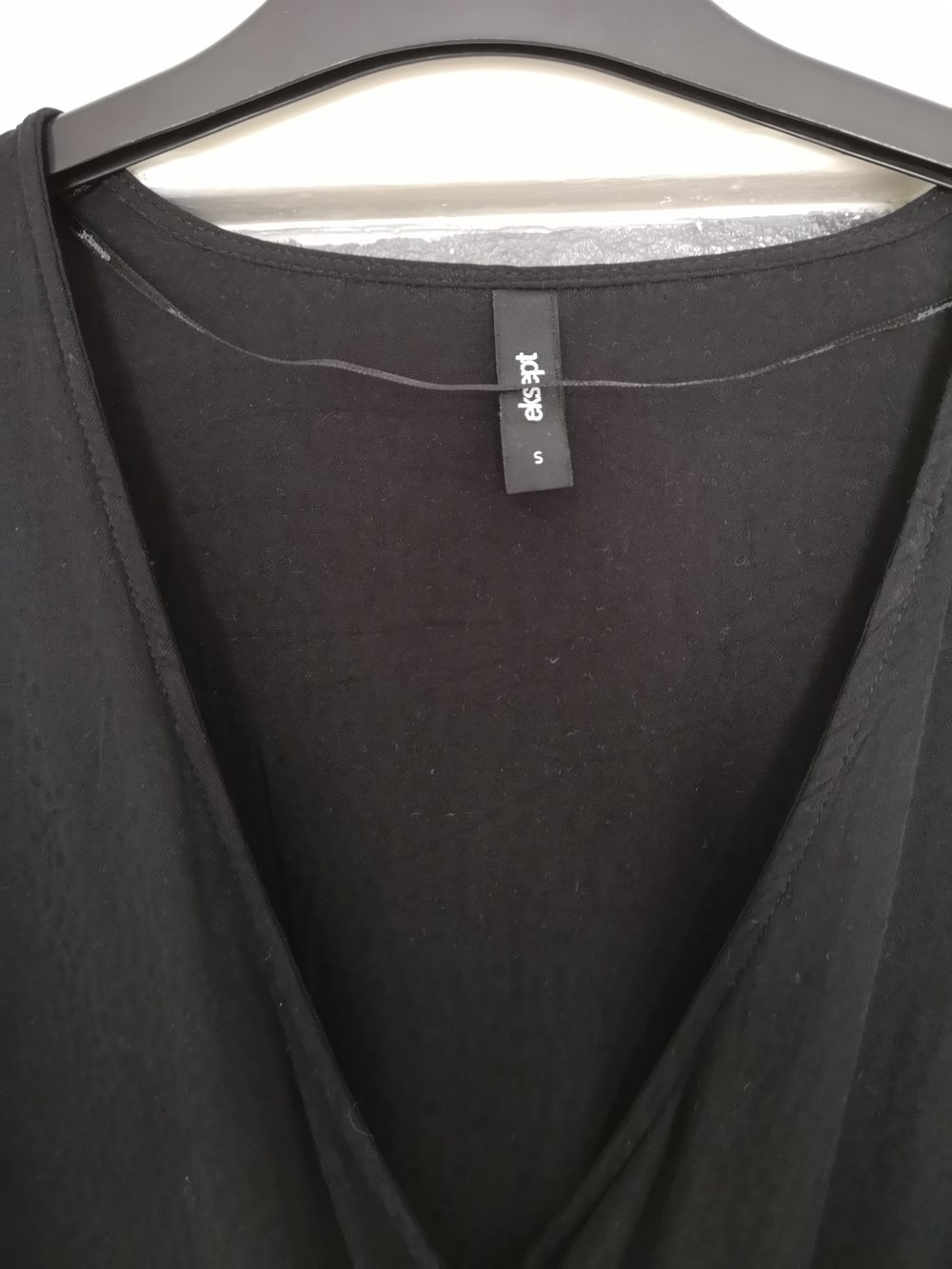 Wickelbluse schwarz eksept Gr.S