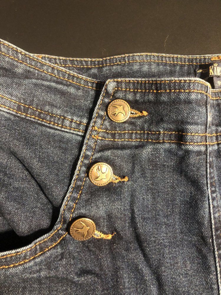 Matrosen-Denim-Hose in Tintenblau