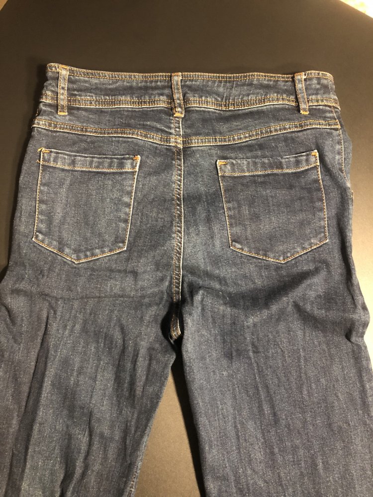 Matrosen-Denim-Hose in Tintenblau