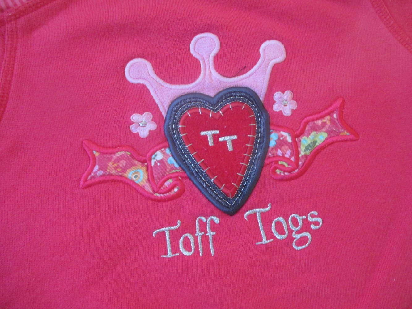 NEU * Stylisch * GIRL * Mädchen * Krone- Applikations * Stickerei * A-Linie * Sweater * Shirt 