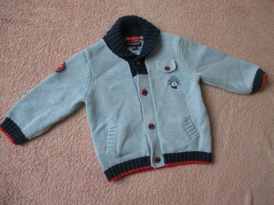 NEU mit ETIKETT * Niedlich * Baby * GIRL oder auch BOY * Unisex * Feinstrick * Stickerei * Troyer * Pullover * Strickjacke * Cardigan 