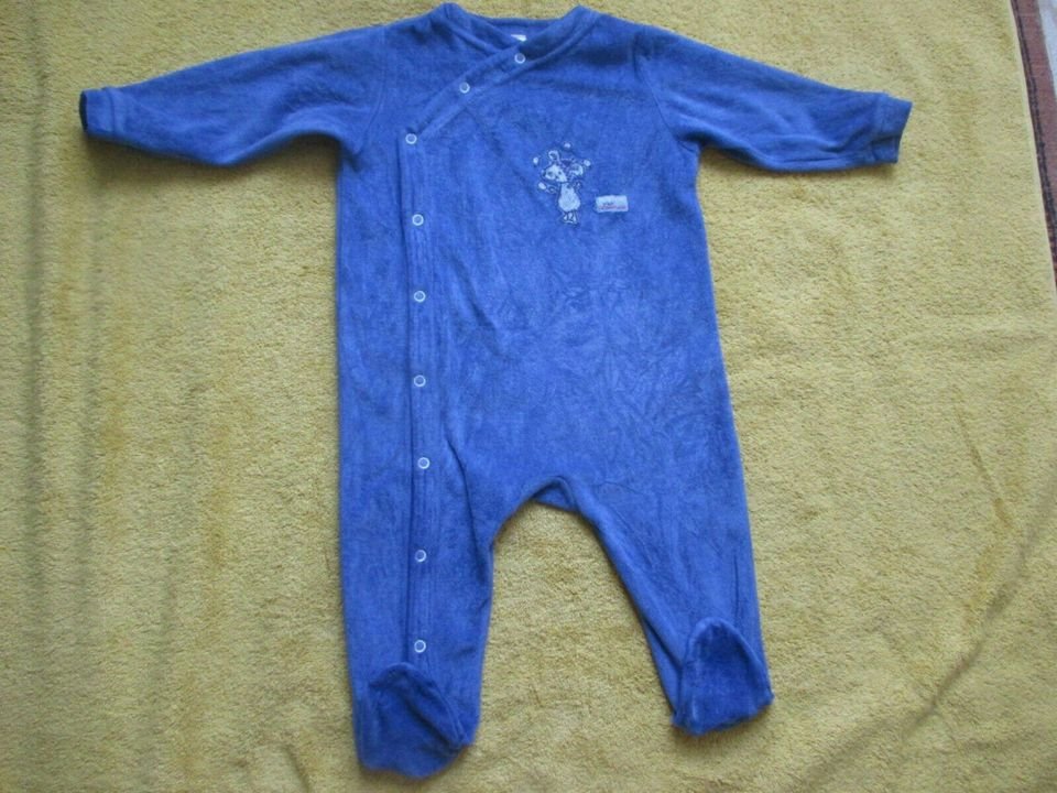 NEUw * Niedlich * Baby * BOY oder auch GIRL * Unisex * Maus * Applikation- Stickerei * Nicky * Einteiler * Schlafanzug 