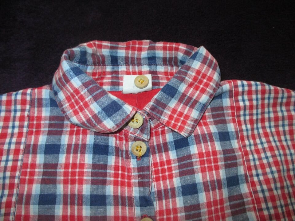 NEU * Niedlich * ausgefallen * Girls * Mädchen * Baby Doll * A-Linie * Karo * Winter- Bluse 