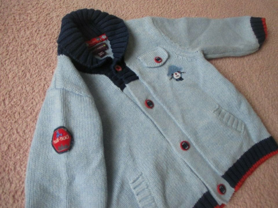 NEU mit ETIKETT * Niedlich * Baby * GIRL oder auch BOY * Unisex * Feinstrick * Stickerei * Troyer * Pullover * Strickjacke * Cardigan 