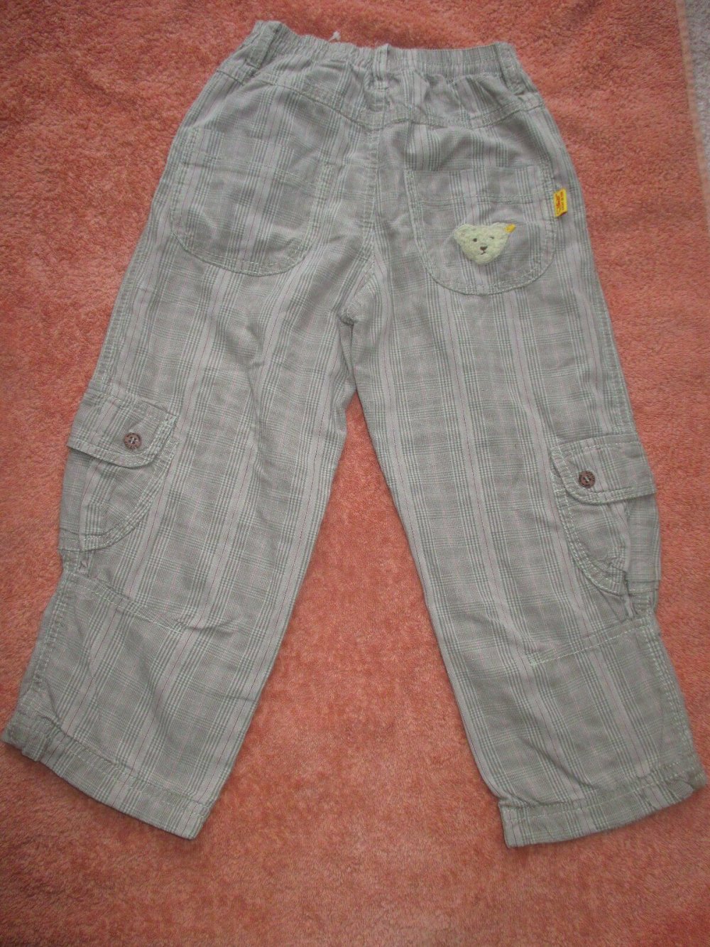 NEU * BOY oder auch GIRL * Unisex * Karo * Worker- Style * Hose 