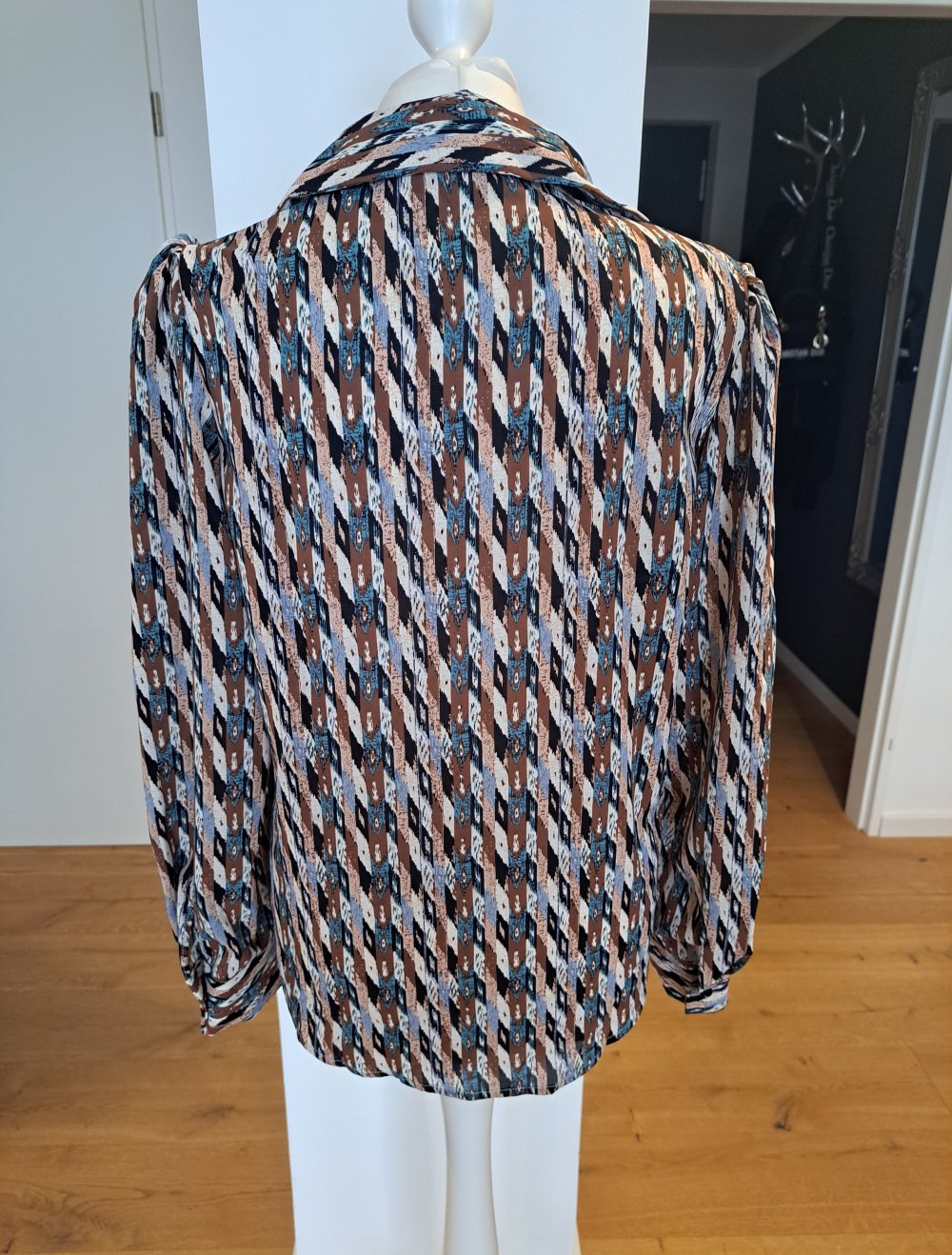 Shein gemustertes Hemd Bluse