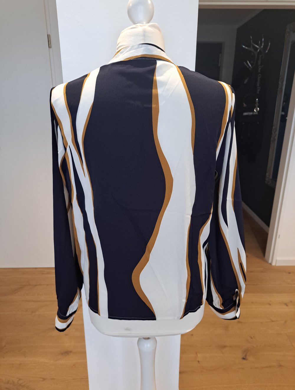 Shein Bluse gemustert Spitze