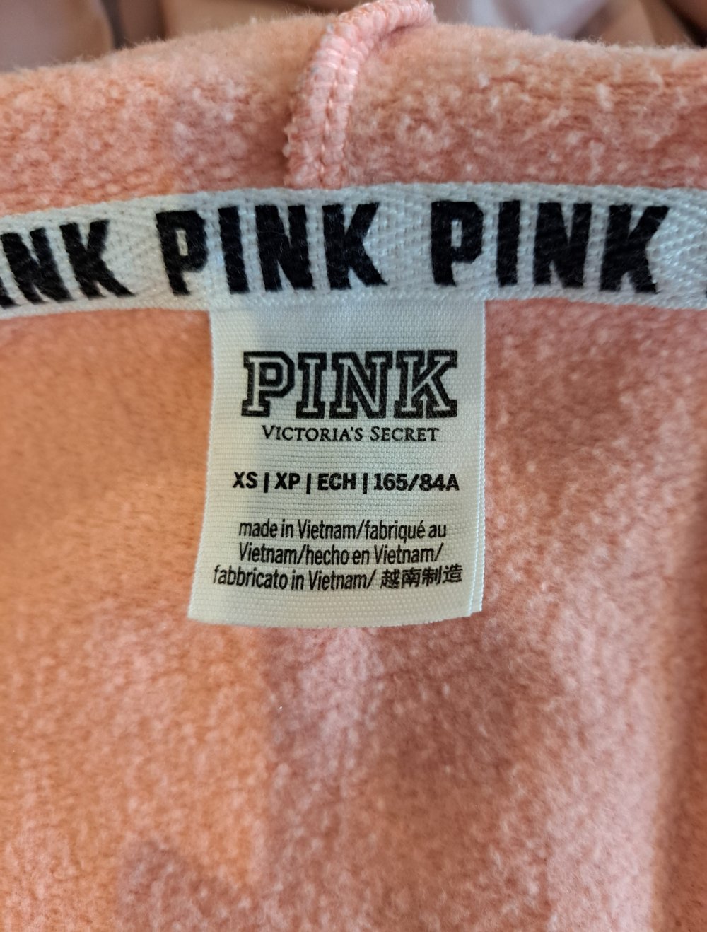 Pink Sweatjacke Hoodie Pullover peach pfirsich