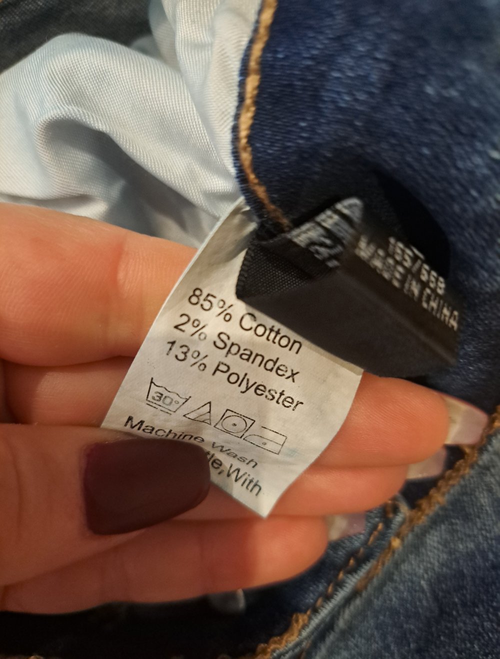 Shein destroyed Röhrenjeans Waschung