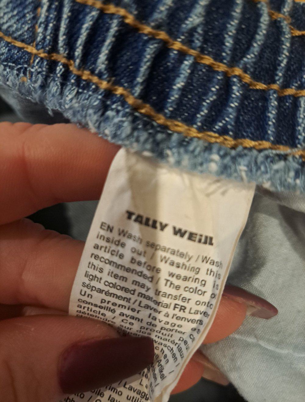 Tally Weijl Jogger Jeanshose Pluderhose