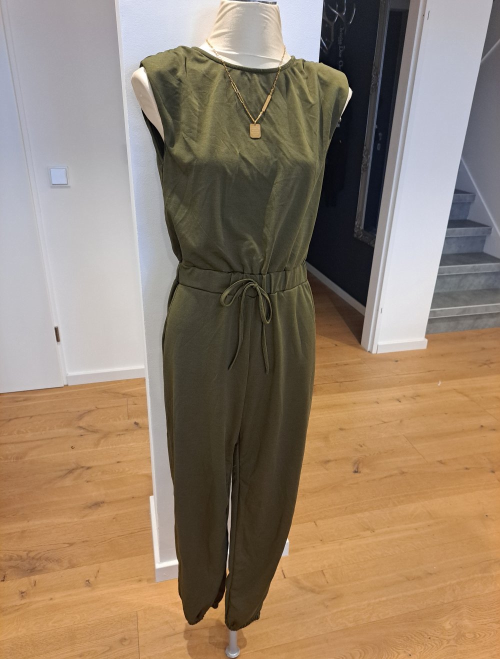 Shein Jumpsuit Overall khaki Jogger