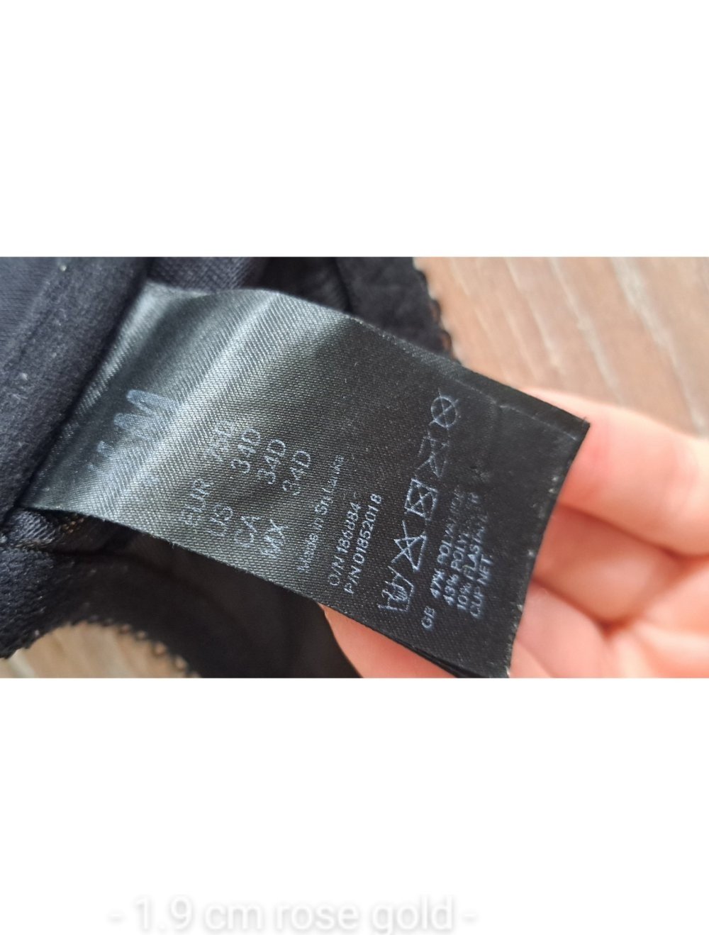 H&M BH Spitze blumig floral