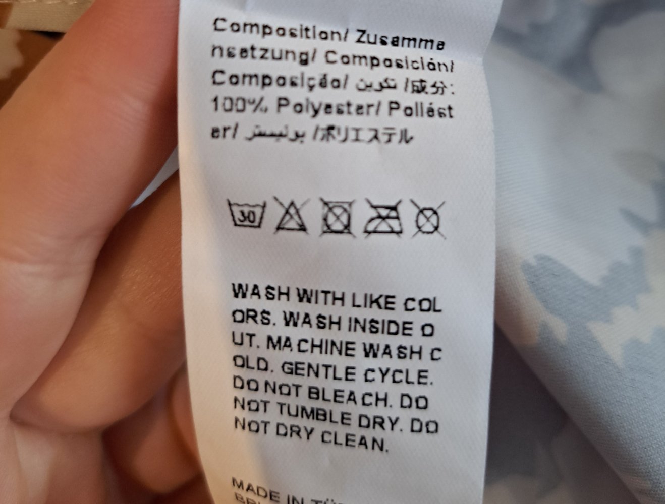 Shein gemusterte Bluse Hemd