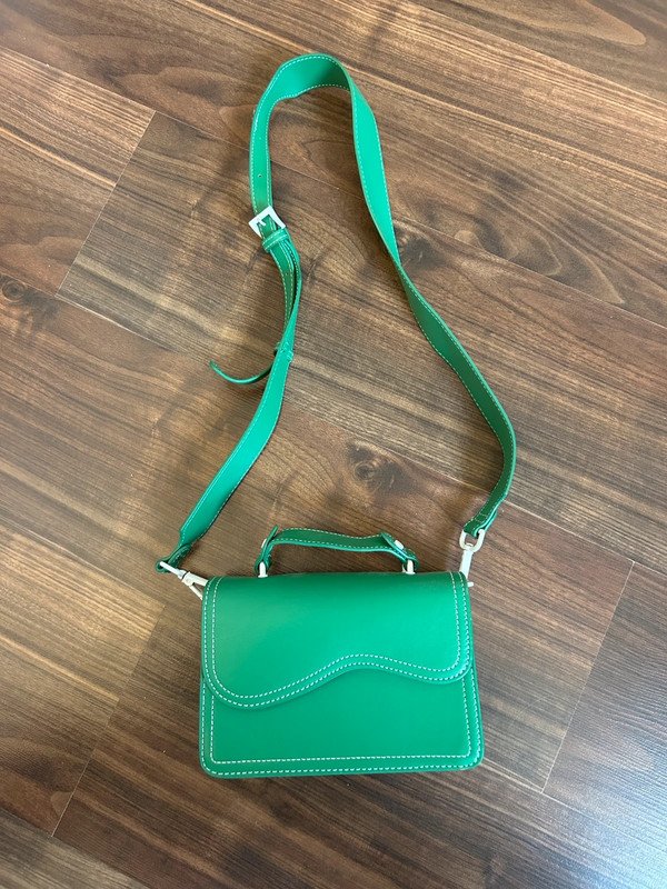 Grüne Umhängetasche Crane Soft structure Hvisk 