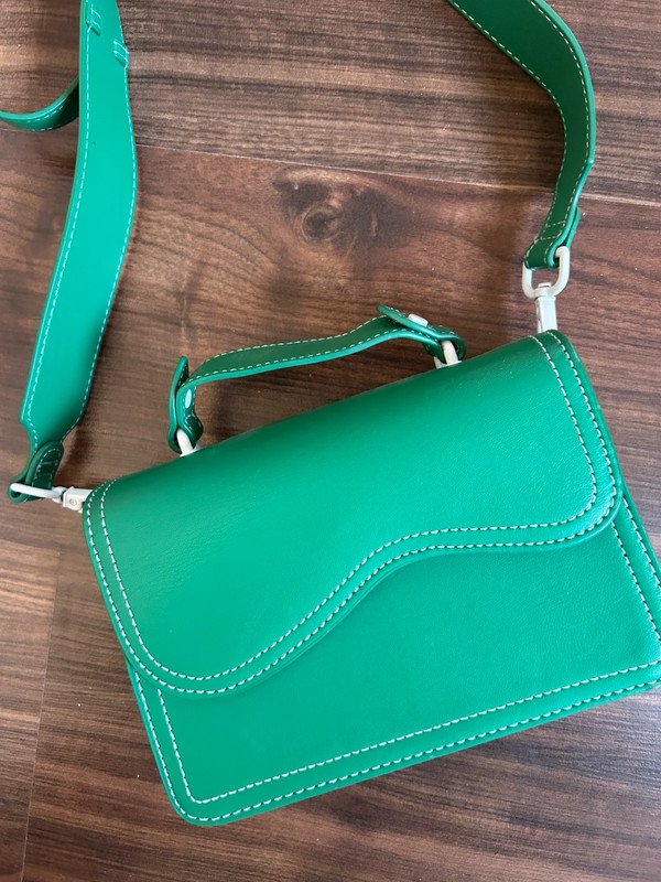 Grüne Umhängetasche Crane Soft structure Hvisk 