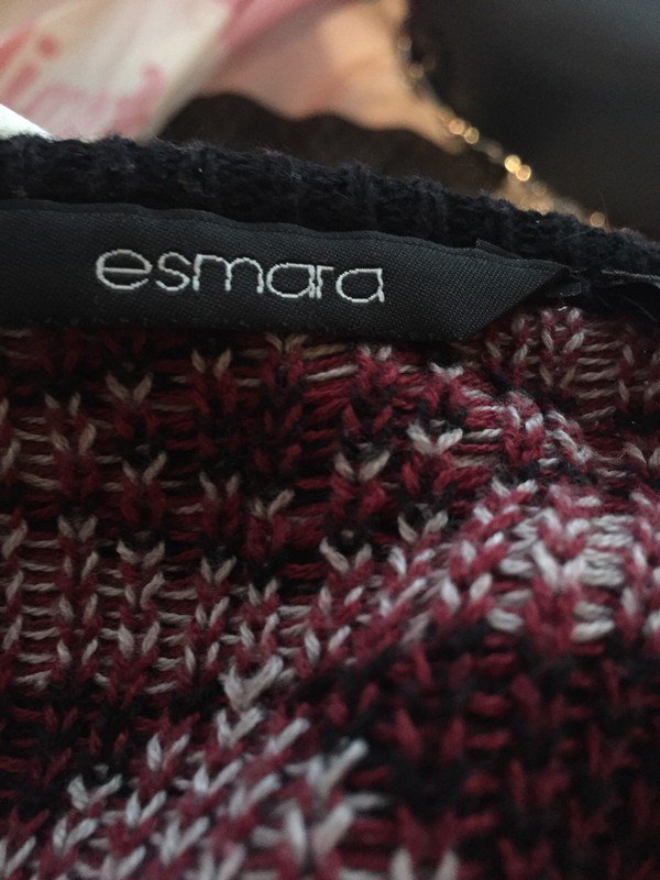 Esmara Cardigan gemustert Muster Wasserfallkragen