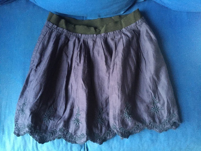 blauer Rock aus Baumwolle von Zara in Gr.S *Mengenrabatt*