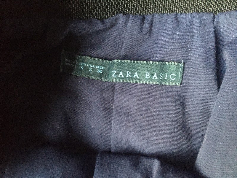 blauer Rock aus Baumwolle von Zara in Gr.S *Mengenrabatt*