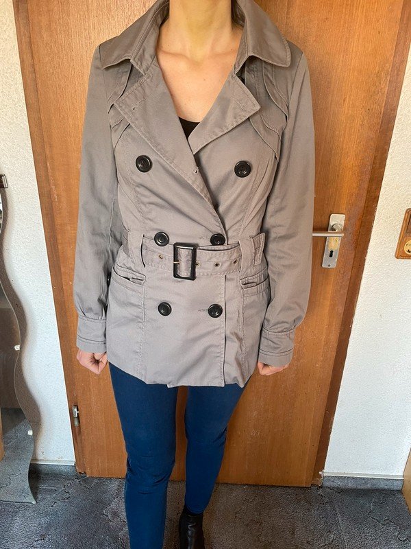 Grauer Trenchcoat *Mengenrabatt*