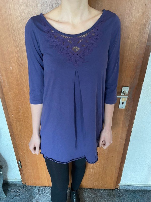 lilafarbenes Spitzenkleid aus Baumwolle, Neu *Mengenrabatt*