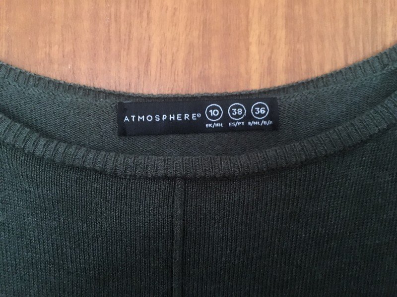 Grüner Pullover aus Viskose *Mengenrabatt*